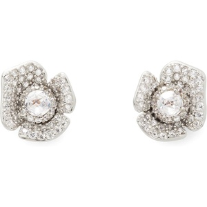 image:imagekate spade new york Poppy Power EarringsClearSilver Mini Studs
