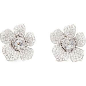 image:imagekate spade new york Poppy Power EarringsClearSilver Studs