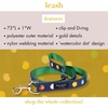 image:imagekate spade new york 6ft Dog Leash Heavy Duty Leash for Female or Male Dogs Cute Pet Leash with Gold Metal Hardware Long Dog Lead for Medium and Large Watercolor DotWatercolor Dot