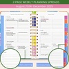 image:imagekate spade new york 20242025 Planner Weekly amp Monthly Medium Hardcover Spiral Daily Planner with Monthly Calendar Stickers amp PocketsGolf Balls