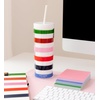 image:imagekate spade new york Stacked Notepad Ladybug Dot  Set of 3 Assorted Sized Paper Notepads with 75 EasyTear Pages Each for ToDo Lists and NotesAdventure Stripe