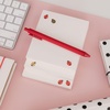 image:imagekate spade new york Stacked Notepad Ladybug Dot  Set of 3 Assorted Sized Paper Notepads with 75 EasyTear Pages Each for ToDo Lists and NotesLadybug Dot