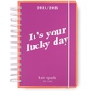 image:imagekate spade new york 20242025 Planner Weekly amp Monthly Medium Hardcover Spiral Daily Planner with Monthly Calendar Stickers amp PocketsYour Lucky Day