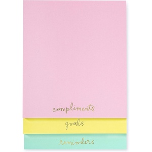 image:imagekate spade new york Stacked Notepad Ladybug Dot  Set of 3 Assorted Sized Paper Notepads with 75 EasyTear Pages Each for ToDo Lists and NotesCompliments  Goals  Reminders