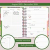 image:imagekate spade new york Daily Planner 20252026 Mega Agenda August 2025December 2026 Hardcover Weekly and Monthly Spiral Planner with Stickers Summer FruitSummer Fruit