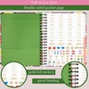 image:imagekate spade new york Daily Planner 20252026 Mega Agenda August 2025December 2026 Hardcover Weekly and Monthly Spiral Planner with Stickers Summer FruitSummer Fruit