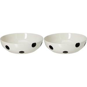 image:imageKate Spade New York Deco Dot Salad Bowl 560 LB White145 LB Pack of 2