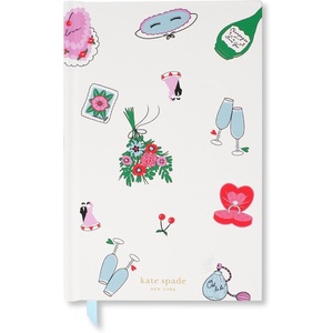 image:imagekate spade new york Bridal Journal Notebook 825 x 525 Hardcover Journal with 200 Lined Pages Wedding Cake Toss