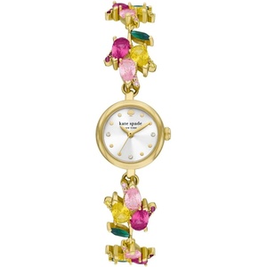 image:imagekate spade new york Monroe JewelryInspired Womens Watch with Stainless Steel BraceletCrystal Floral