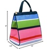 image:imagekate spade new york Insulated Lunch Tote Mini Golf  Cute Insulated Soft Cooler Bag Adult Lunch Box with Silver Thermal Interior Lining and Mesh Storage PocketSunny Day Stripe