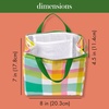 image:imagekate spade new york Insulated Lunch Tote Mini Golf  Cute Insulated Soft Cooler Bag Adult Lunch Box with Silver Thermal Interior Lining and Mesh Storage PocketSpring Plaid