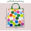 image:imagekate spade new york Insulated Lunch Tote Mini Golf  Cute Insulated Soft Cooler Bag Adult Lunch Box with Silver Thermal Interior Lining and Mesh Storage PocketMini Golf