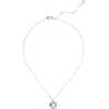 image:imagekate spade new york Candy Shop Pearl Halo Pendant NecklaceMulti