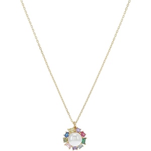 image:imagekate spade new york Candy Shop Pearl Halo Pendant NecklaceMulti