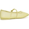 image:imagekate spade new york Womens Halo Maryjane FlatPale Citron Mesh