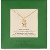 image:imagekate spade new york womens Gifting PendantClearGold Sweetness