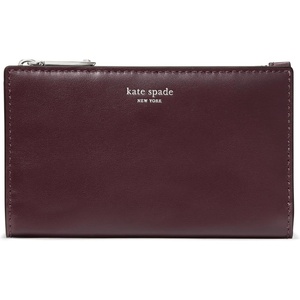 image:imagekate spade new york Womens Classic Bifold WalletBlackberry Jam Smooth Leather