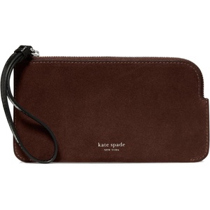 image:imagekate spade new york Womens Zippy Smooth Leather Small WristletHot Fudge Multi Suede