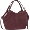 image:imagekate spade new york Deco Pleated Small Tulip Tote BagBlackberry Jam Suede