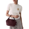 image:imagekate spade new york Deco Pleated Small Tulip Tote BagBlackberry Jam Suede