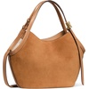 image:imagekate spade new york Deco Pleated Small Tulip Tote BagGarden Soil Suede