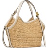 image:imagekate spade new york Deco Pleated Small Tulip Tote BagNatural Straw