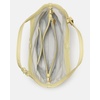 image:imagekate spade new york Deco Pleated Small Tulip Tote BagSnake Embossed Pale Citron