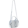 image:imagekate spade new york Deco Pleated Small Tulip Tote BagSnake Embossed Pale Sapphirine