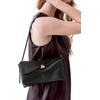 image:imagekate spade new york Deco Smooth Leather Twisted Flap Shoulder BagBlack
