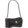 image:imagekate spade new york Deco Smooth Leather Twisted Flap Shoulder BagBlack