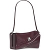 image:imagekate spade new york Deco Smooth Leather Twisted Flap Shoulder BagBlackberry Jam