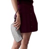 image:imagekate spade new york Loop Metallic Dot Printed Suede Pochette