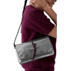 image:imagekate spade new york Loop Metallic Dot Printed Suede Small Flap Shoulder Bag