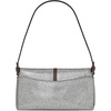 image:imagekate spade new york Loop Metallic Dot Printed Suede Small Flap Shoulder Bag