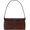 image:imagekate spade new york Loop Suede And Crinkle Patent Leather Small Flap Shoulder Bag