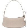 image:imagekate spade new york Loop Suede PochetteMilk Glass Suede