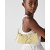 image:imagekate spade new york Loop Suede PochetteSnake Embossed Pale Citron