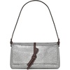 image:imagekate spade new york Loop Metallic Dot Printed Suede Small Flap Shoulder Bag