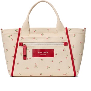 image:imagekate spade new york Dash Canvas Tote BagCream Multi Vibrant Buds