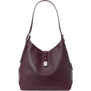 image:imagekate spade new york Deco Croc Embossed And Pebbled Leather Large Shoulder Bag