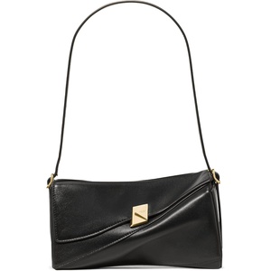 image:imagekate spade new york Deco Smooth Leather Twisted Flap Shoulder BagBlack