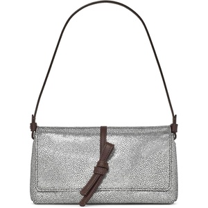 image:imagekate spade new york Loop Metallic Dot Printed Suede Small Flap Shoulder Bag