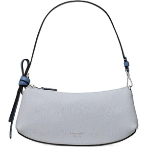 image:imagekate spade new york Loop Suede PochetteColorblocked Pale Sapphirine