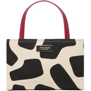 image:imagekate spade new york Sam Icon Giraffe Printed Canvas Mini Tote
