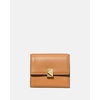 image:imagekate spade new york Deco Pebbled Leather Small Flap WalletGarden Soil