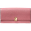 image:imagekate spade new york Deco Pebbled Leather Large Flap WalletPomegranate