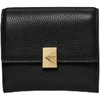 image:imagekate spade new york Deco Pebbled Leather Small Flap WalletBlack