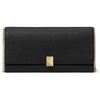 image:imagekate spade new york Deco Pebbled Leather Wallet On ChainBlack