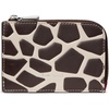 image:imagekate spade new york Mini Zip Card Case Giraffe Printed Leather Mini Zip Card Case