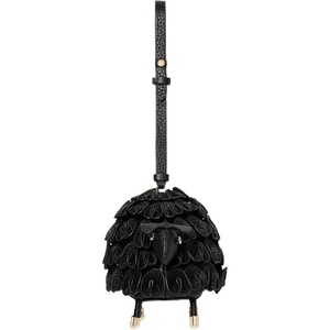 image:imagekate spade new york Charmed French Fry Bag CharmBlack Faux Fur Sheep